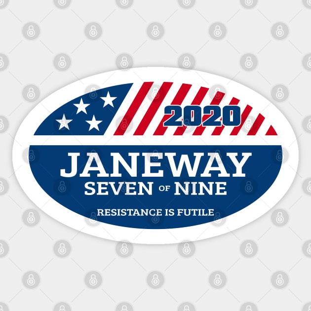 Janeway 2020 Parody Campaign Sticker Sticker by doctorheadly